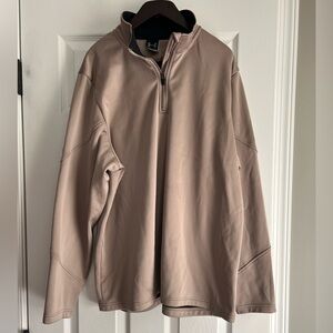 Under Armour Tan Quarter-Zip Pullover Size Large EUC